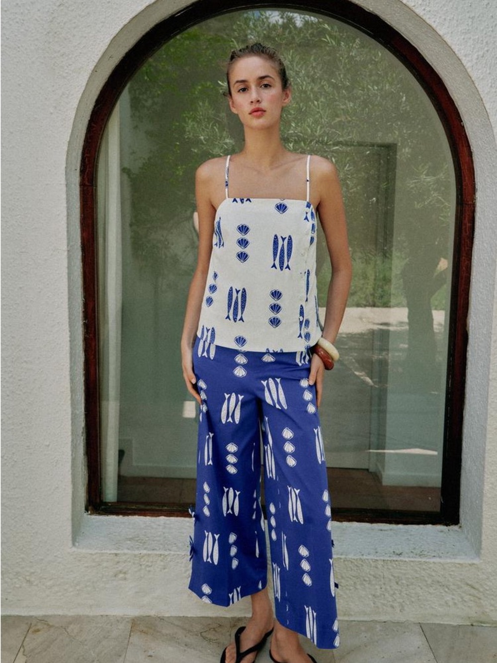 ZARA BNWT SET. SOLD AS SET! BLUE/WHITE 2888/313/044 | 3032/313/330